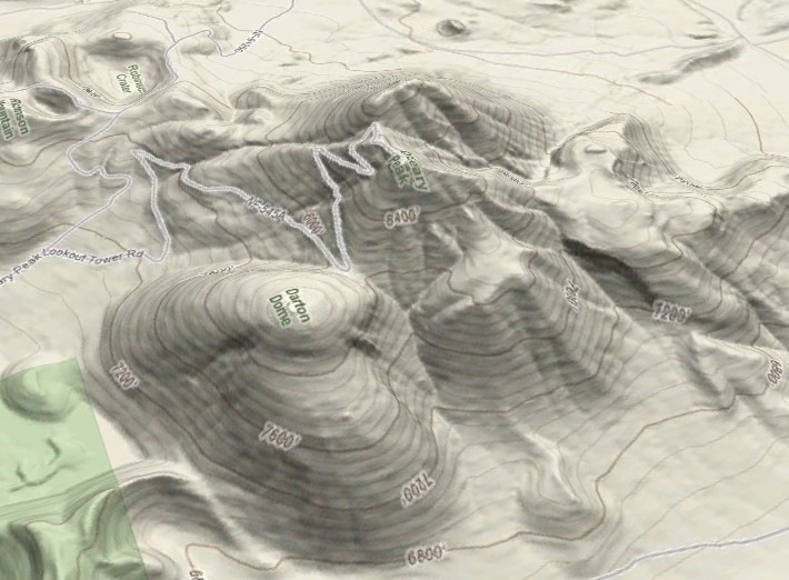 Exemple Google Maps Terrain dans Google Earth