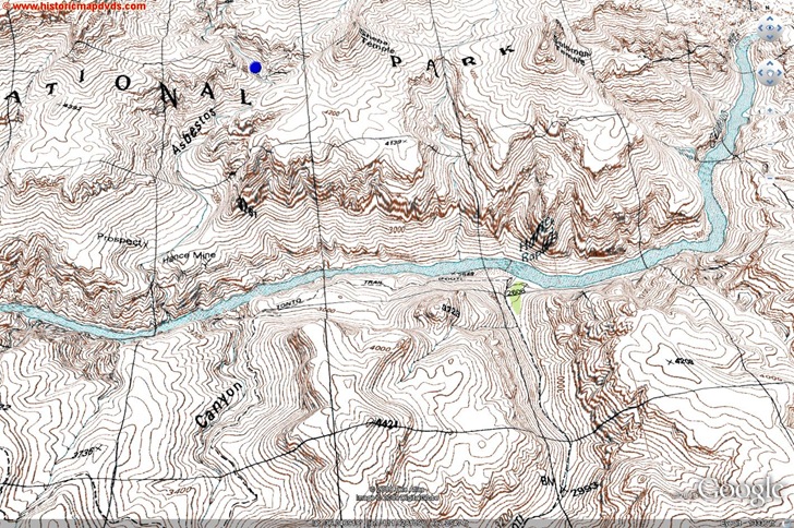 You can save the overlay link to the topographic map to your computer, 