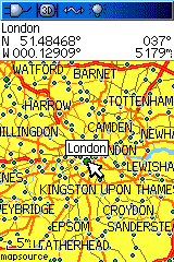Screenshot from free European basemap for Garmin GPS