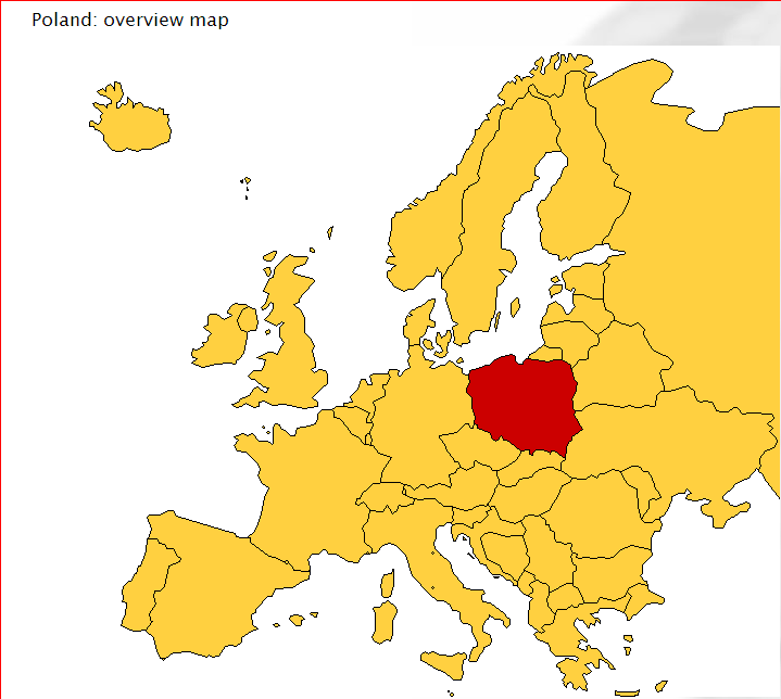 overview map of Poland